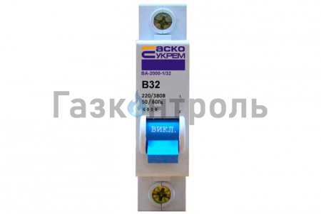 Выключатель УКРЕМ ВА-2000 1р 32А АсКо фото 1