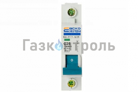 Выключатель УКРЕМ ВА-2001 1р 25А АсКо фото 1